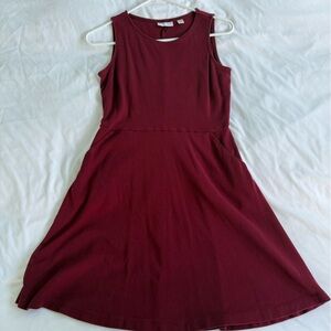 New York & Company Burgundy Mini Dress